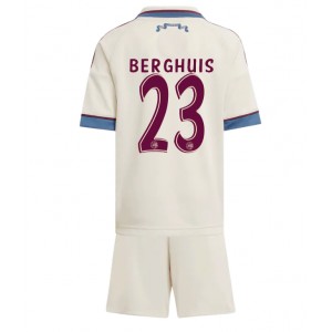 Fotbalové Dres Ajax Steven Berghuis #23 Dětské Třetí Oblečení 2025-26 Krátký Rukáv (+ trenýrky)